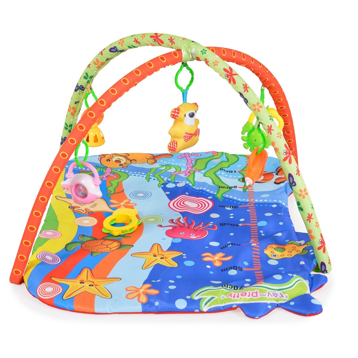 Moni Spielbogen Baby Like 143A, Unterwasserwelt, 5 Spielsachen, Wachstumsskala - Bild 1