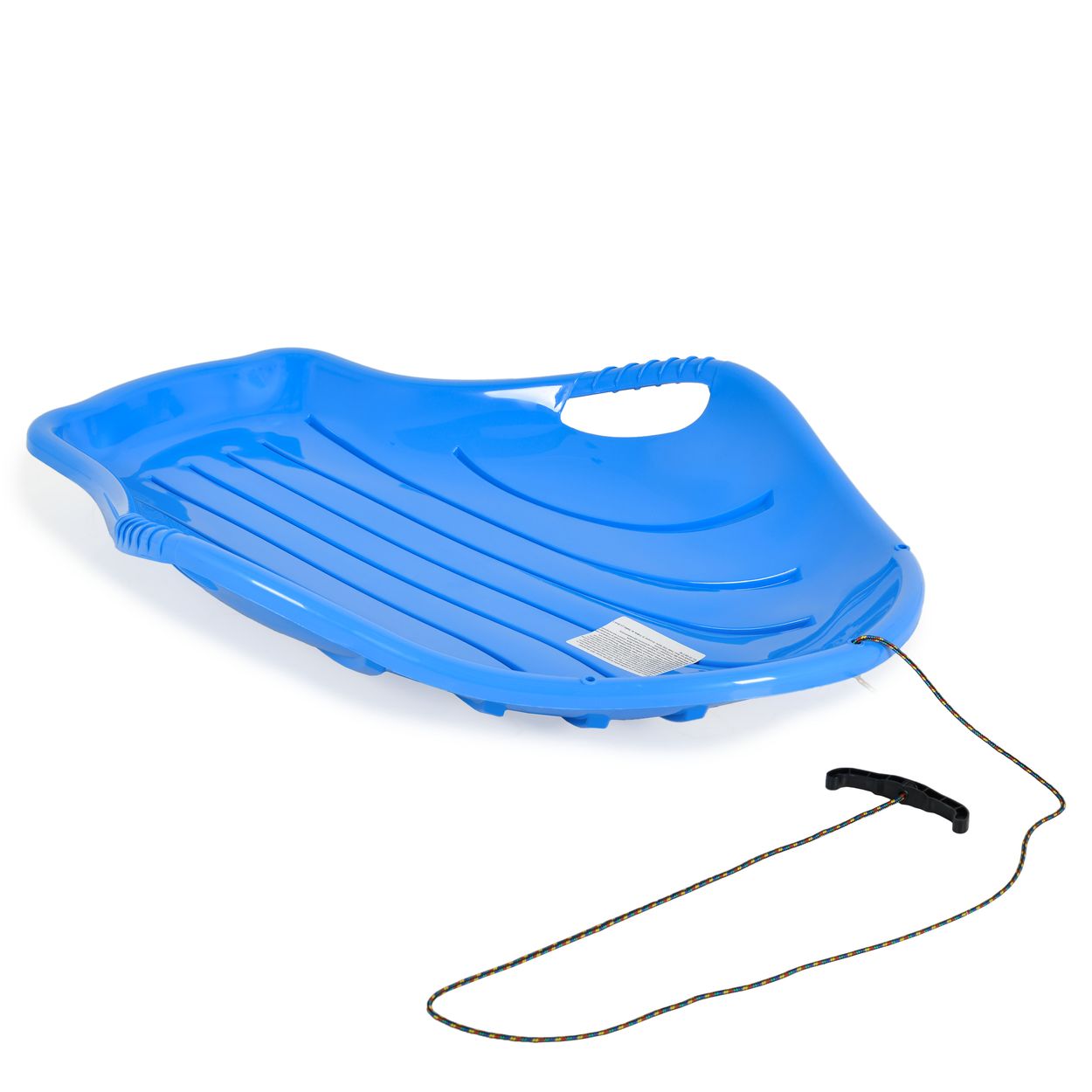 Kinderschlitten Big, Kinderbob aus Kunststoff, Zugseil, Haltegriff, ab 3 Jahre blau - Bild 1