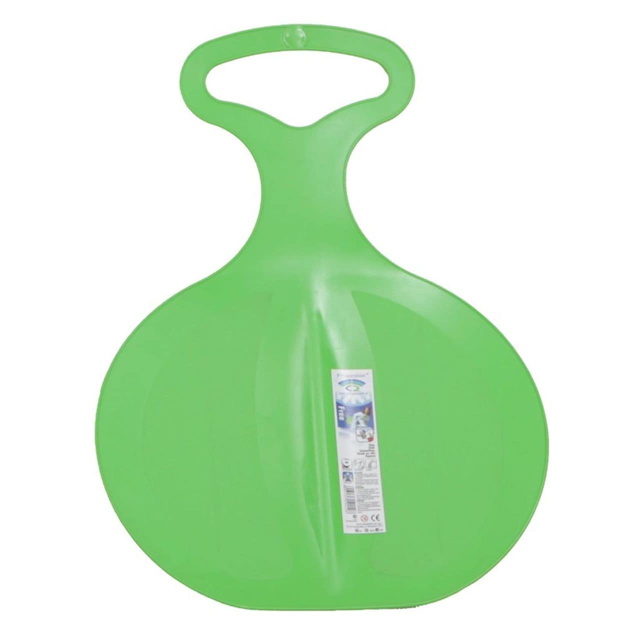 Kinderschlitten, Rutsch-Schlitten Free 198 aus Kunststoff mit Haltegriff gr&uuml;n - Bild 1