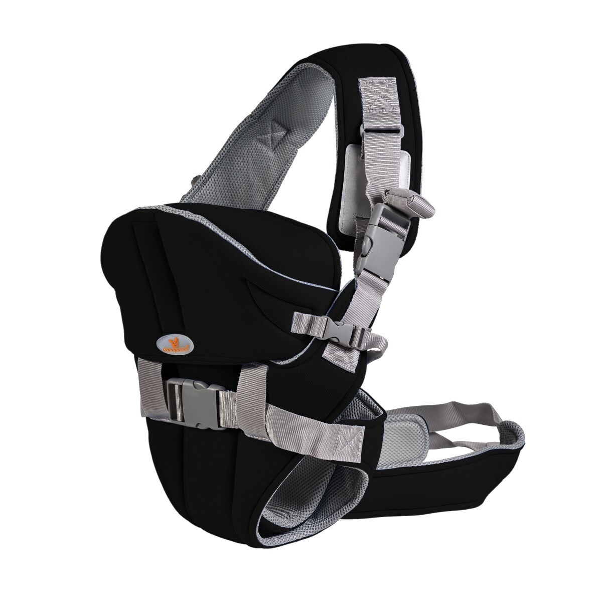 Babytrage Carry go 2 in 1 Bauch- und Hüfttrage von 3 Monaten bis 1 Jahr schwarz
