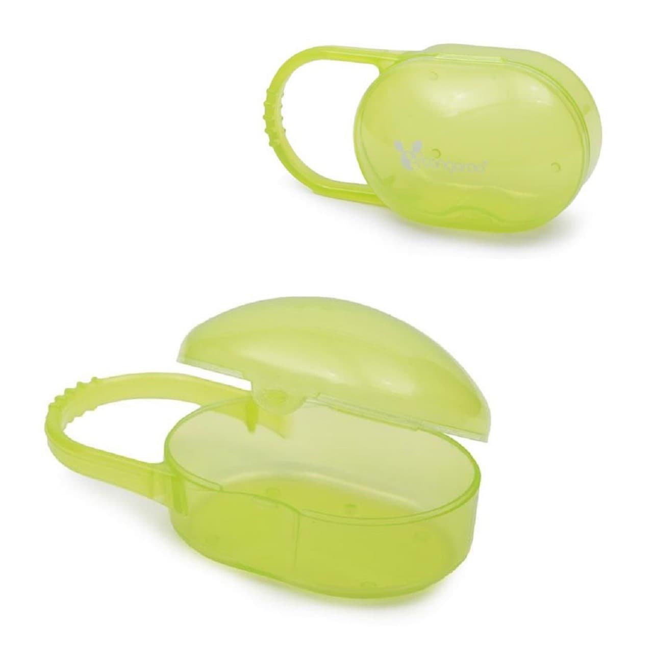 Cangaroo Schnullerbeh&auml;lter P1139, Schnullerbox gr&uuml;n, PP mit Henkel ab Geburt - Bild 1