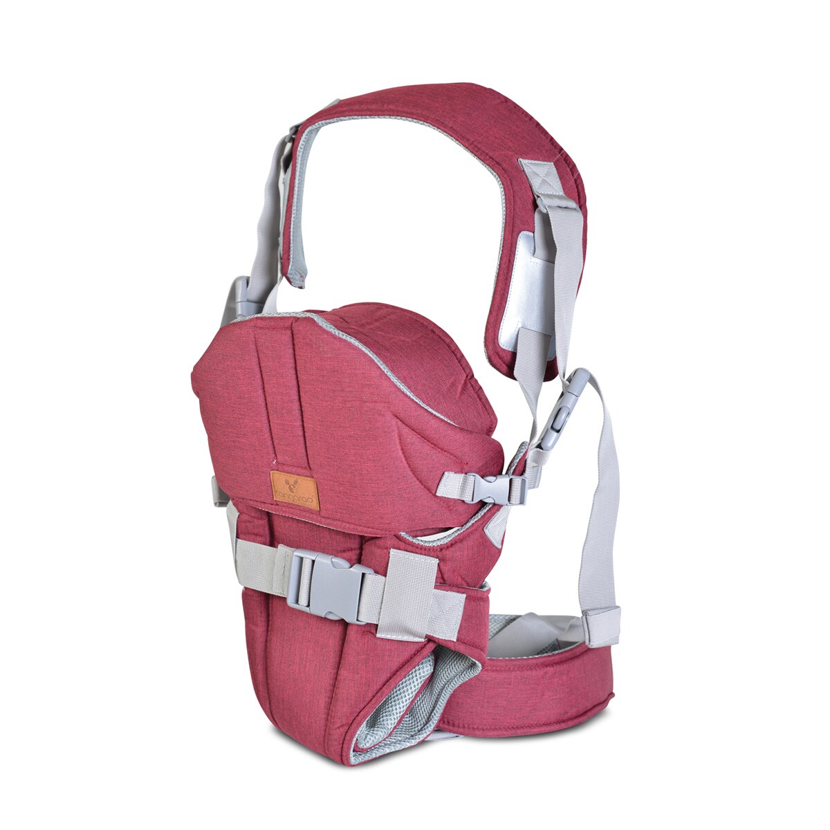 Cangaroo Babytrage Sweety, atmungsaktiv, abnehmbare Mütze, ab 3,6 kg bis 13 kg in rot | 03800146264802