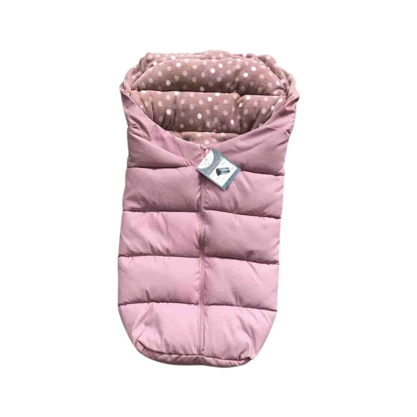 Cangaroo Fußsack Cuddle, für Kinderwagen Thermofleece wasserdicht Reißverschluss rosa | 03800146264840