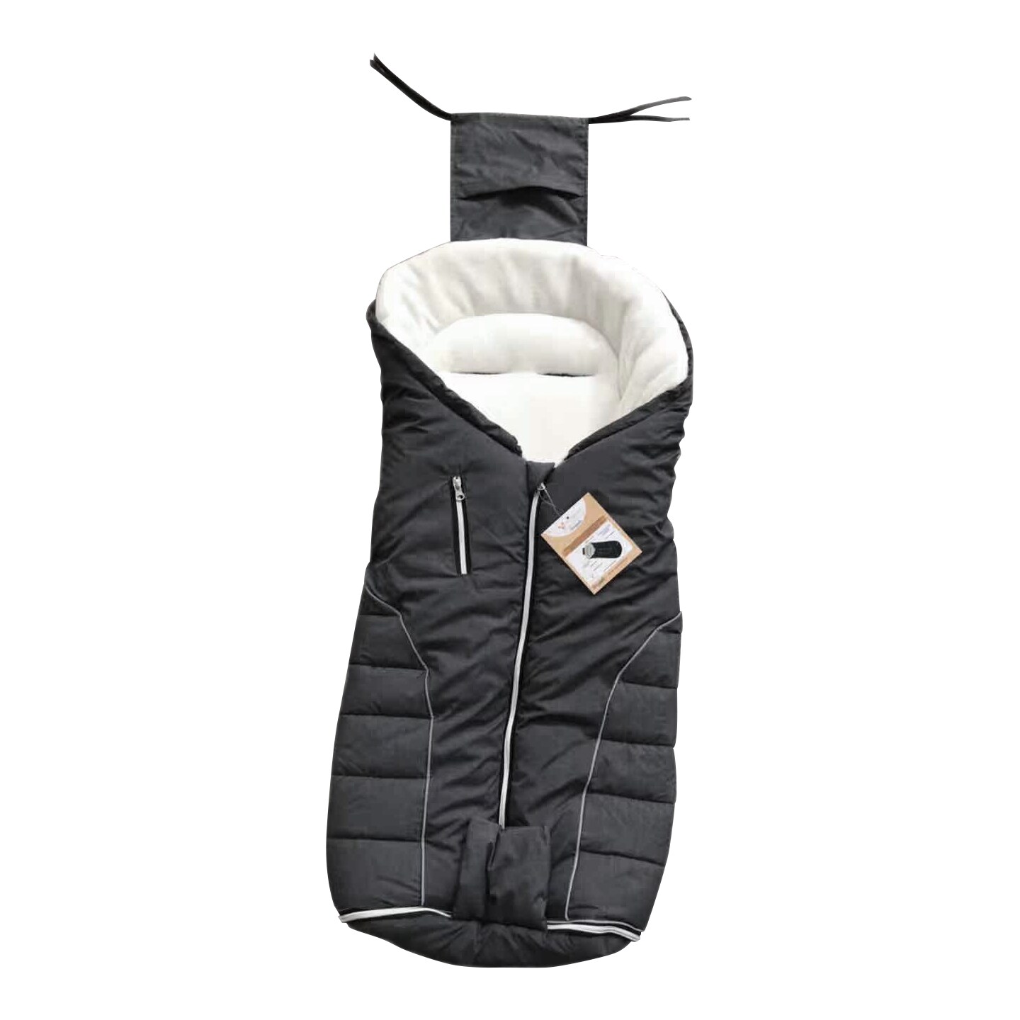Cangaroo Fußsack Snuggle Kinderwagen innen Fleece, wasserdicht Reißverschluss | 03800146264864