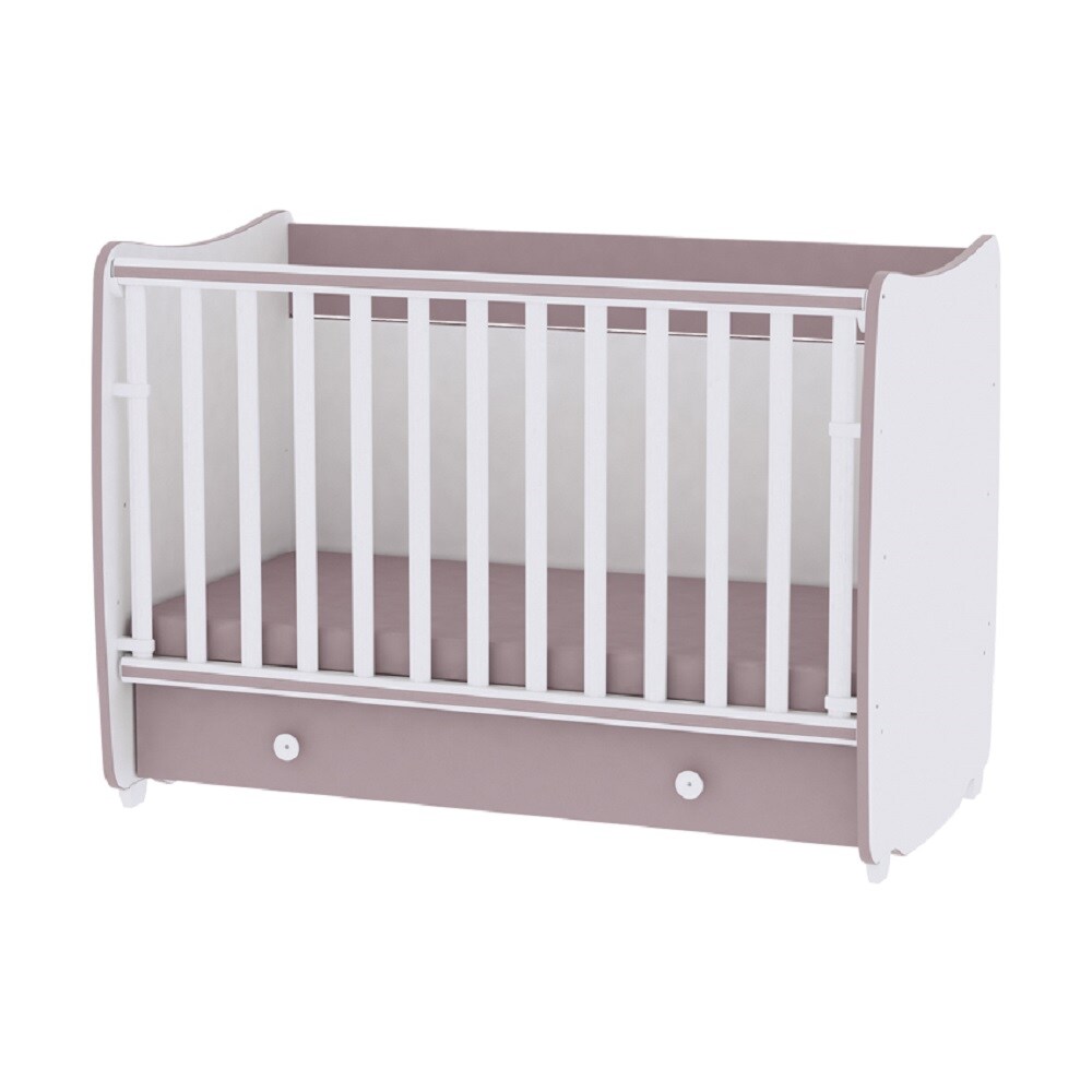 Lorelli Babybett Dream 60 x 120 cm umbaubar Schreibtisch Kinderbett Schaukelbett beige - Bild 1