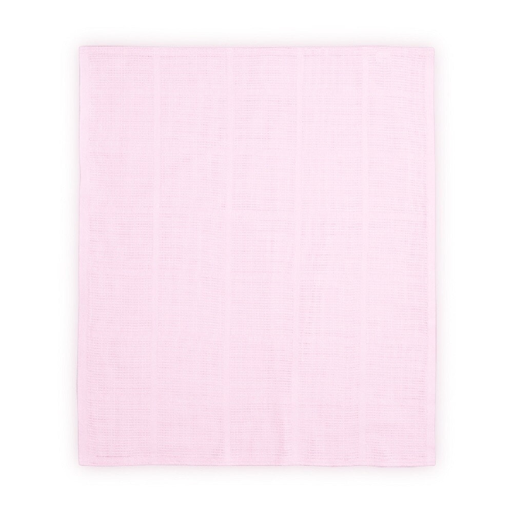 Lorelli Babydecke, Kuscheldecke Baumwolle, Gr&ouml;&szlig;e 75 x 100 cm, ab Geburt pink - Bild 1