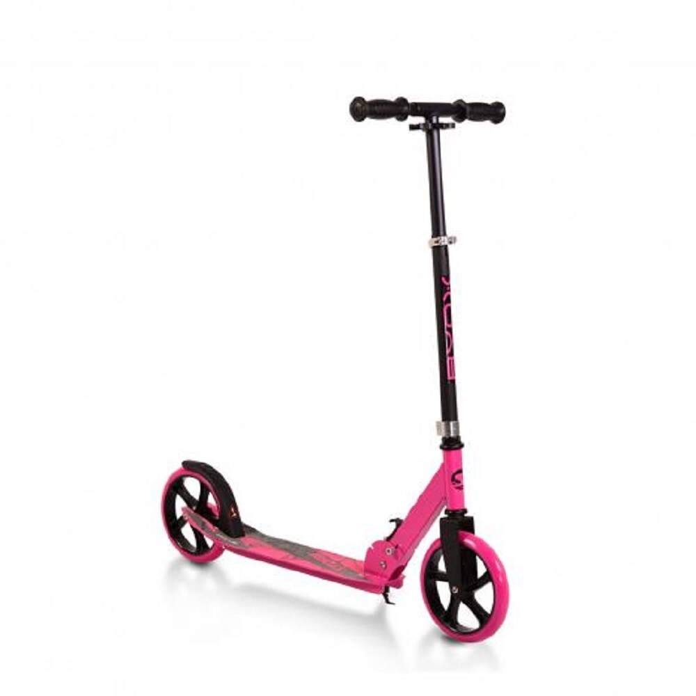Kinderroller Storm, Höhe einstellbar, zusammenklappbar, PU Räder, ABEC-5 pink