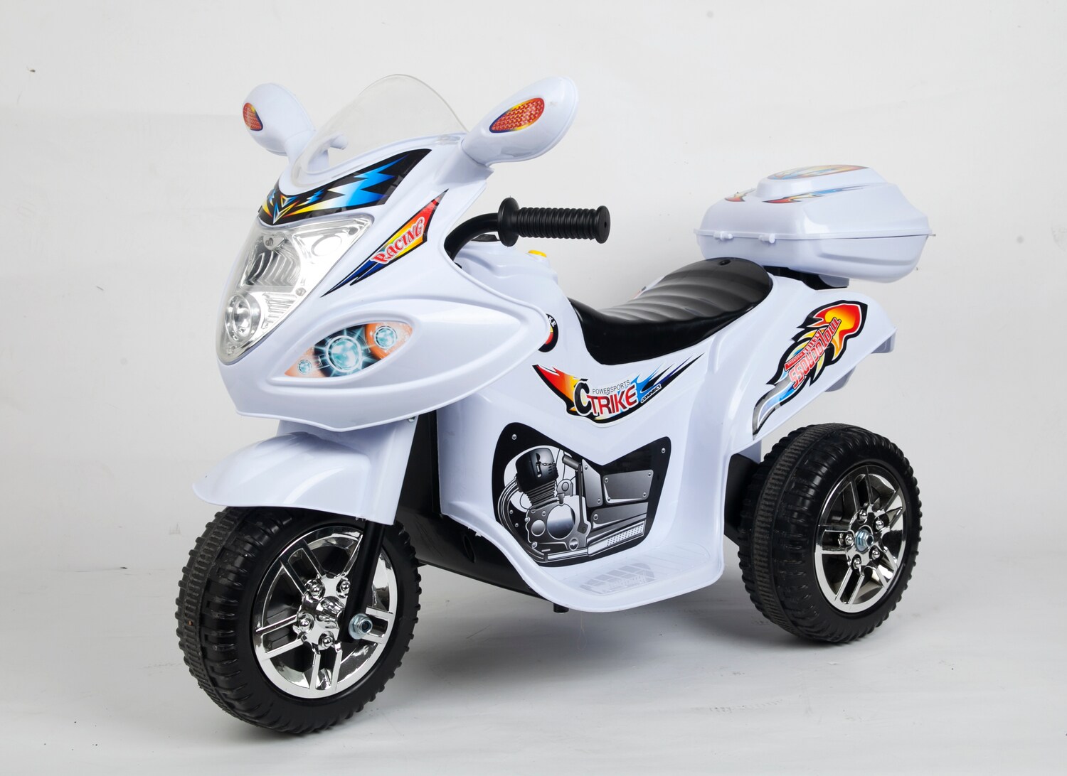 Chipolino Elektrische kindermotor V sport wit