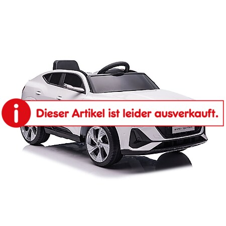 Es-Toys Kinder Elektroauto Audi E-Tron, EVA-Reifen, Allradantrieb, Fernbedienung weiss - Bild 1