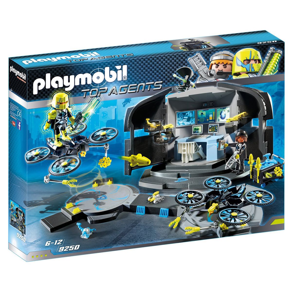 PLAYMOBIL&reg; 9250 - Top Agents - Dr. Drone's Command Center - Bild 1