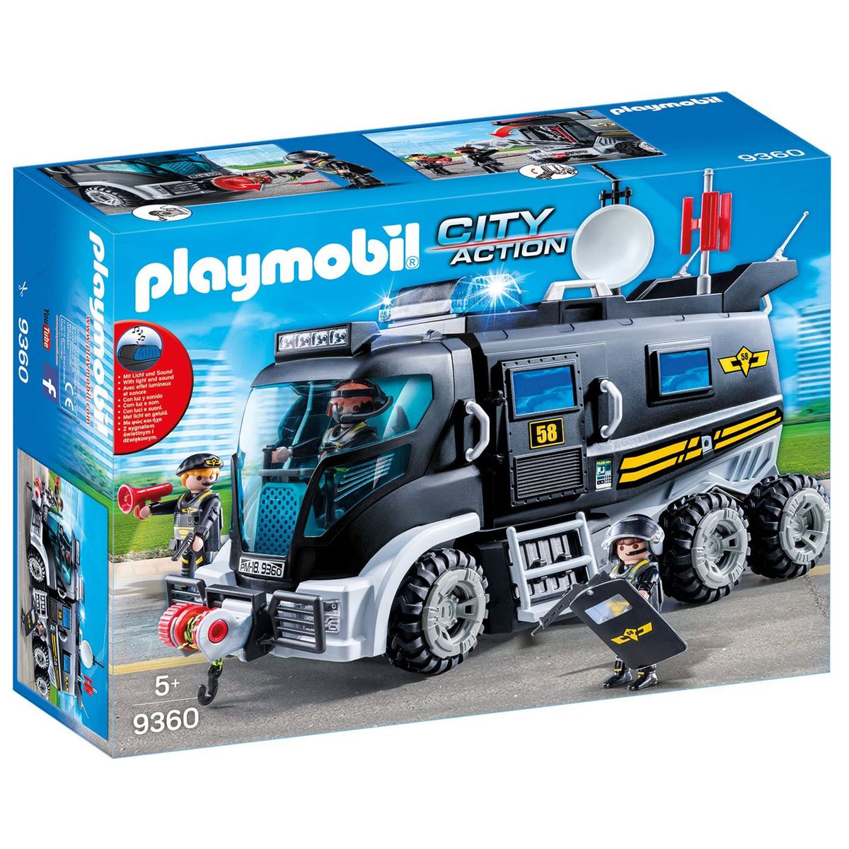 PLAYMOBIL&reg; 9360 - City Action - SEK-Truck mit Licht und Sound - Bild 1