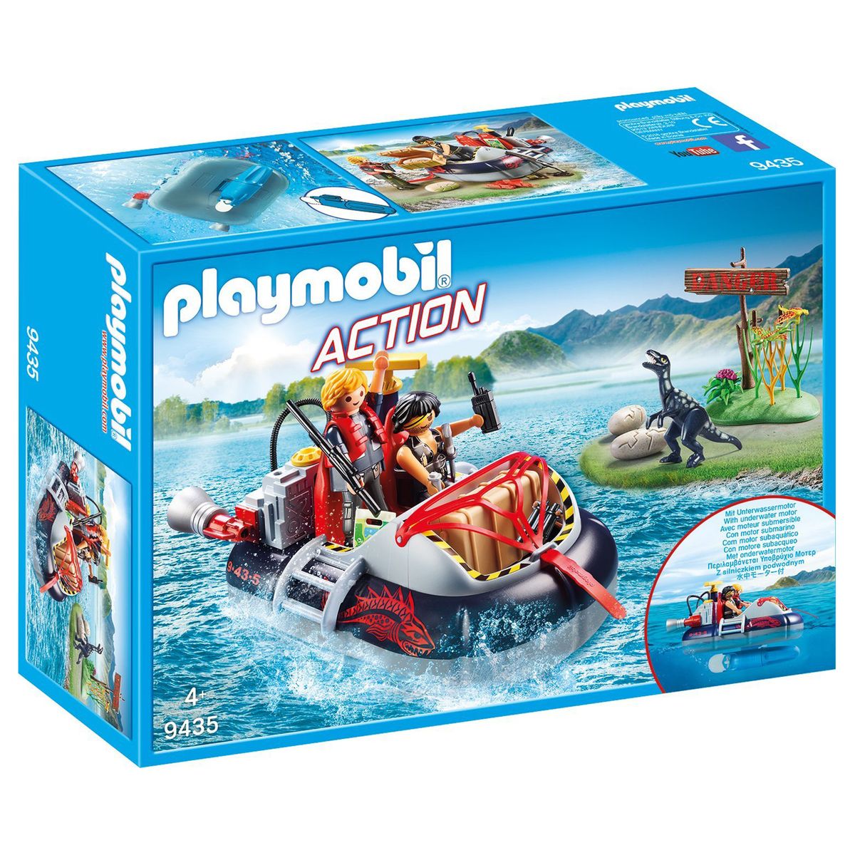 PLAYMOBIL&reg; 9435 - Action - Luftkissenboot mit Unterwassermotor - Bild 1