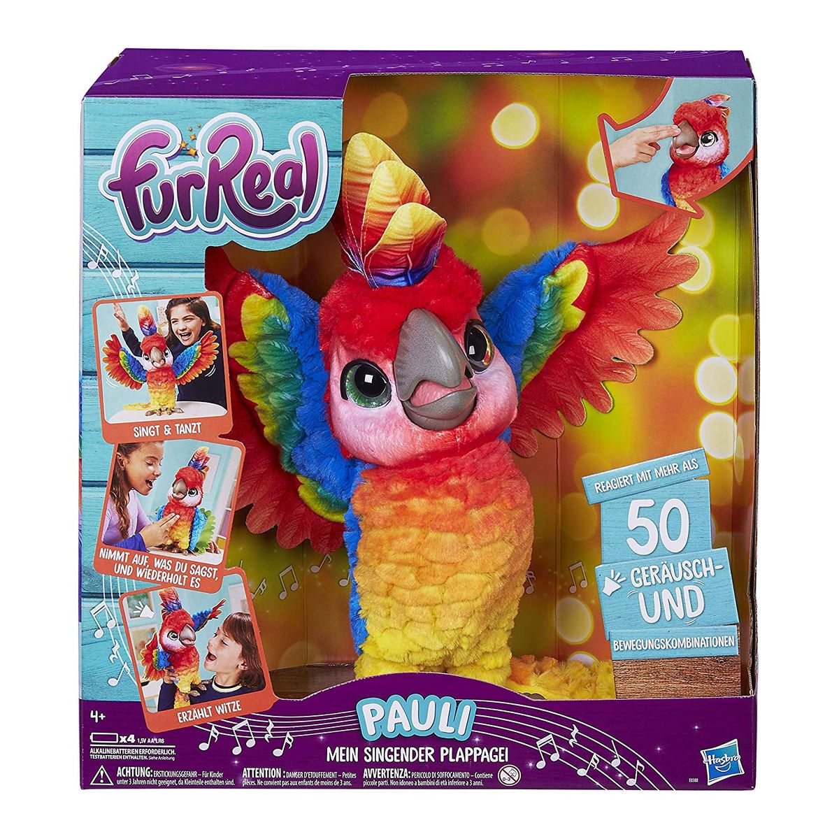 Hasbro E0388 - FurReal Friends - Pauli, mein singender Papagei - Bild 1