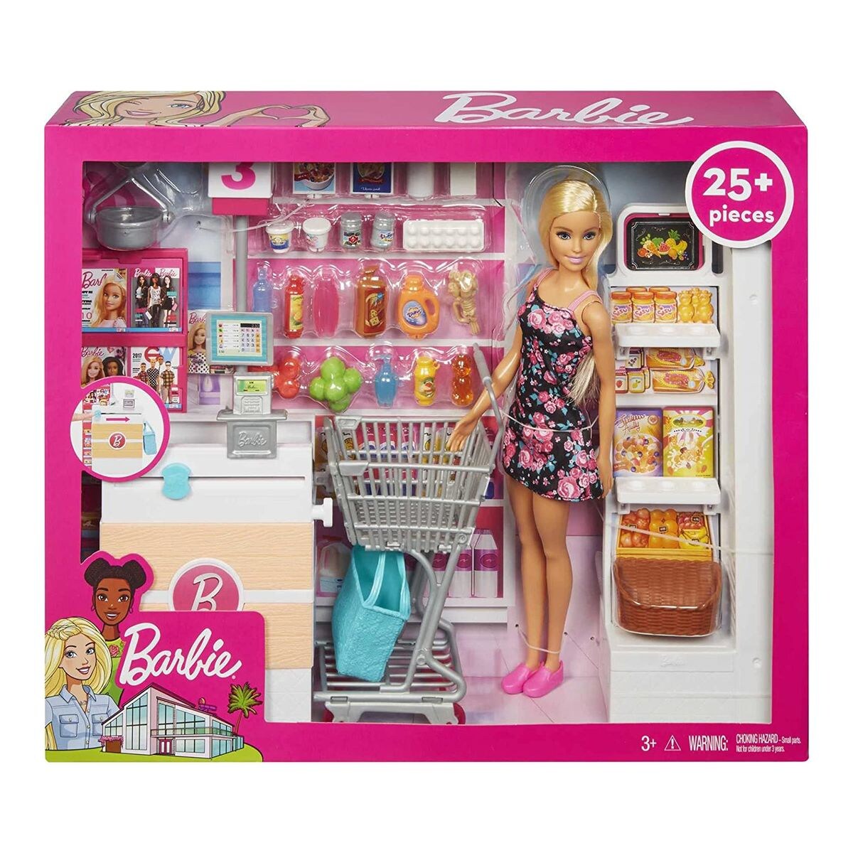 Mattel FRP01 - Barbie - Supermarkt mit Puppe