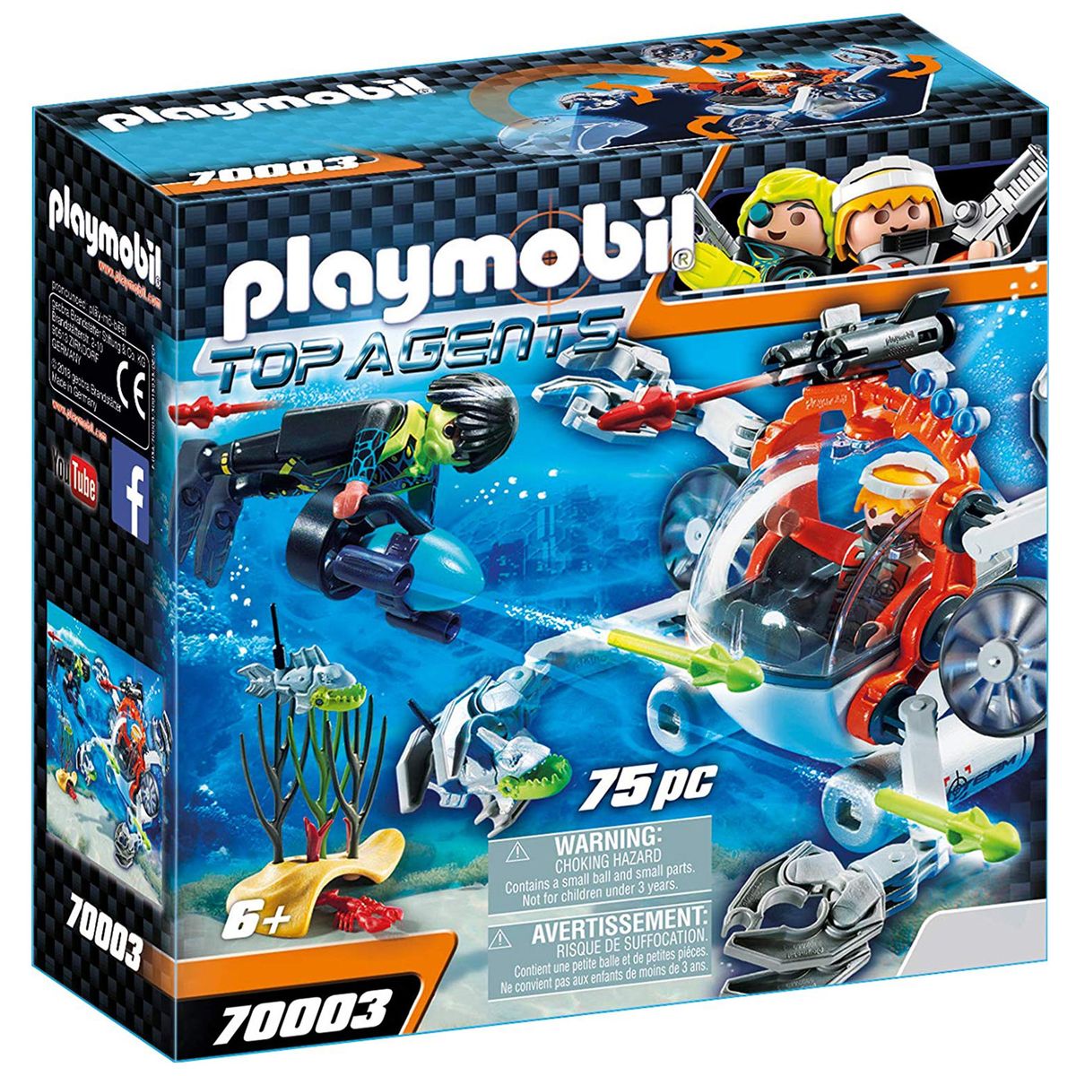 PLAYMOBIL&reg; 70003 - Top Agents - Spy Team Sub Bot - Bild 1
