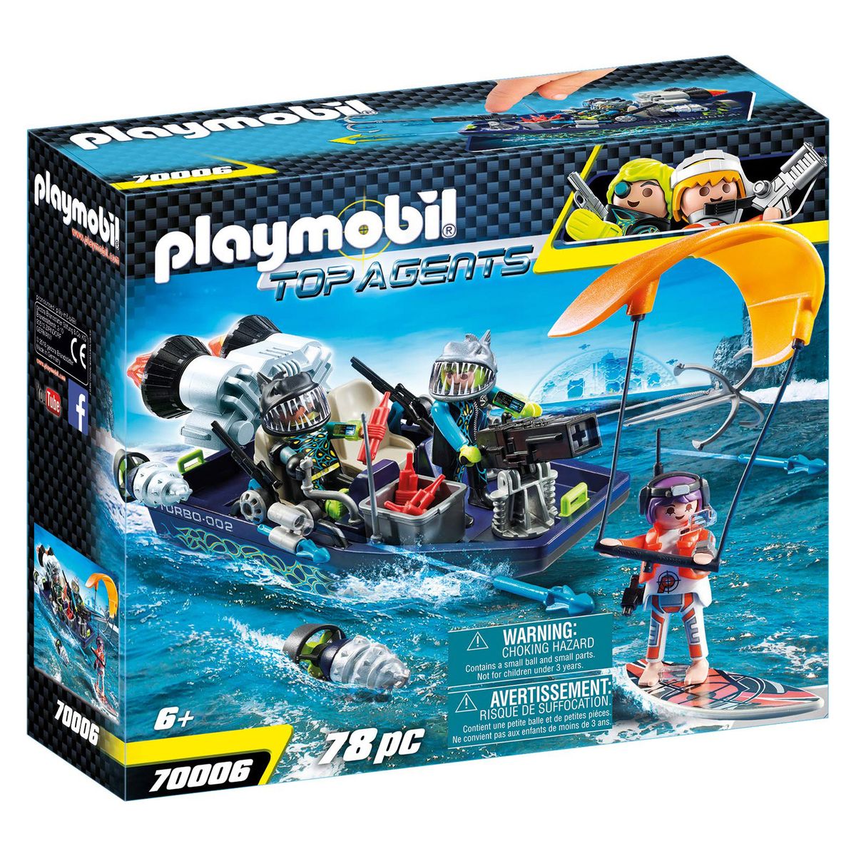 PLAYMOBIL&reg; 70006 - Top Agents - Team S.H.A.R.K. Harpoon Craft - Bild 1