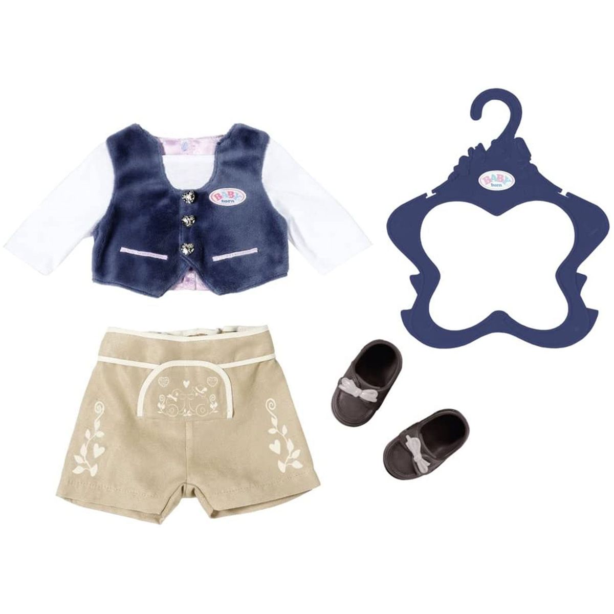 Zapf 824511 - BABY born - Trachten-Outfit, Junge, 43 cm - Bild 1