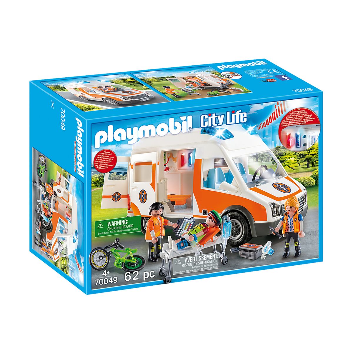 PLAYMOBIL&reg; 70049 - City Life - Rettungswagen mit Licht und Sound - Bild 1