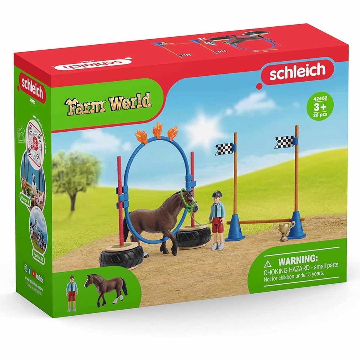 Schleich 42482 - Farm World - Pony Agility Rennen - Bild 1