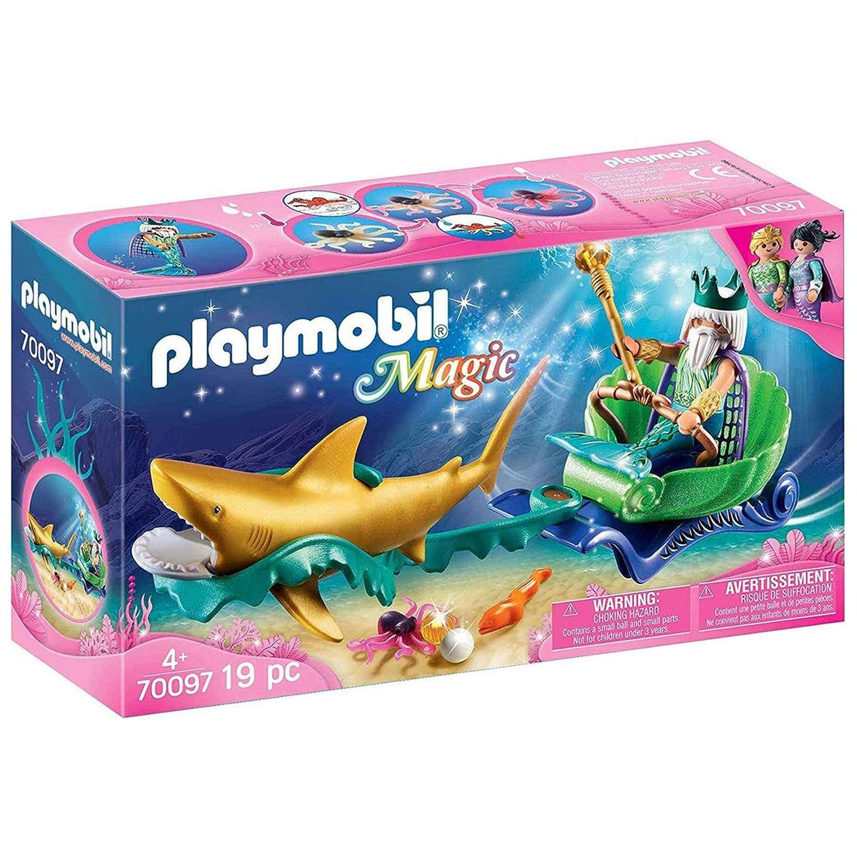 PLAYMOBIL&reg; 70097 - Magic - Meeresk&ouml;nig mit Haikutsche - Bild 1