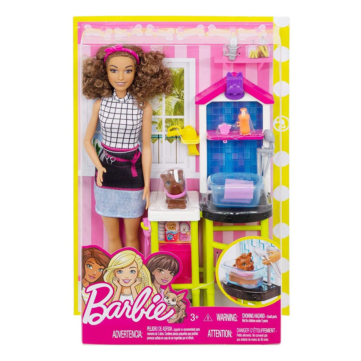 Mattel FJB31 - Barbie - You can be anything - Tierfriseurin Puppe, Spielset - Bild 1