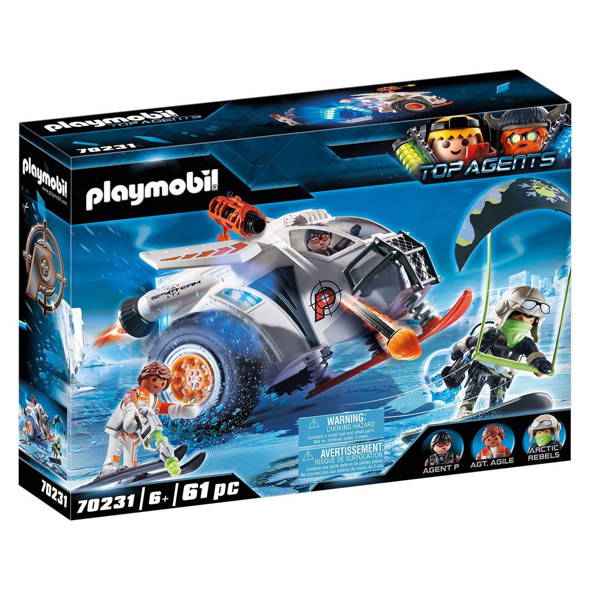 PLAYMOBIL&reg; 70231 - Top Agents - Spy Team Schneegleiter - Bild 1