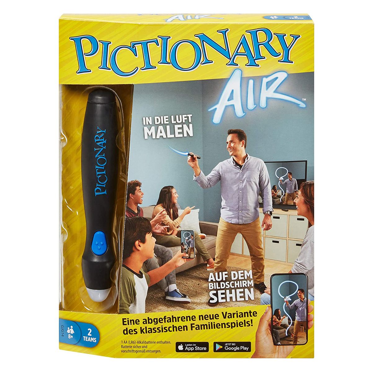 Mattel GJG14 - Zeichenspiel, Pictionary Air - Bild 1