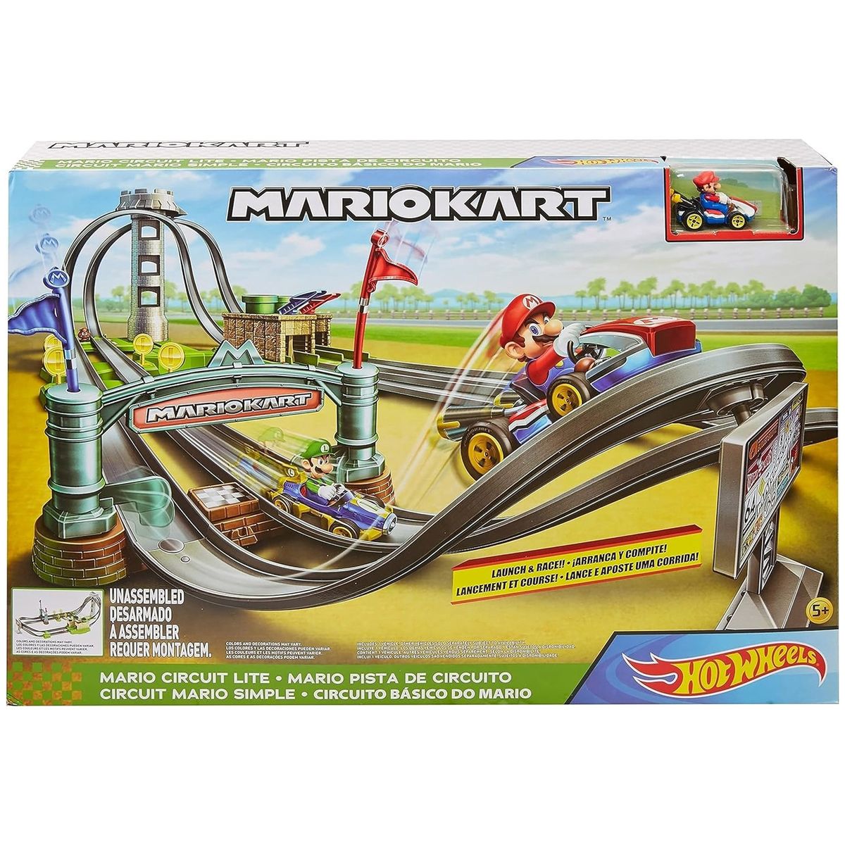 Mattel GHK15 - Hot Wheels - Mario Rennstrecke Lite - Bild 1