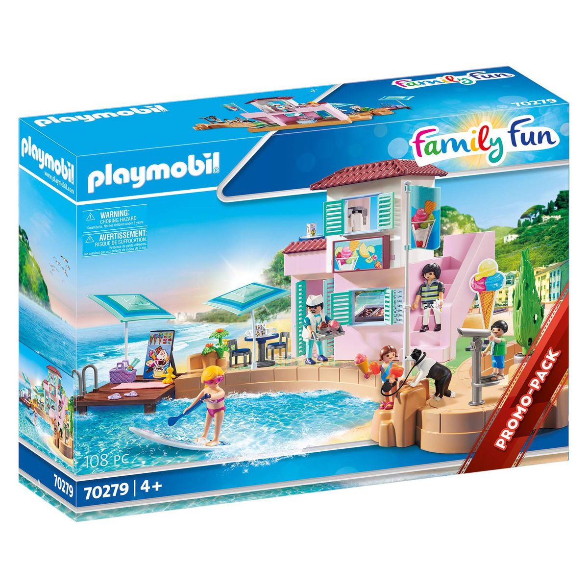 PLAYMOBIL&reg; 70279 - Family Fun - Eisdiele am Hafen - Bild 1