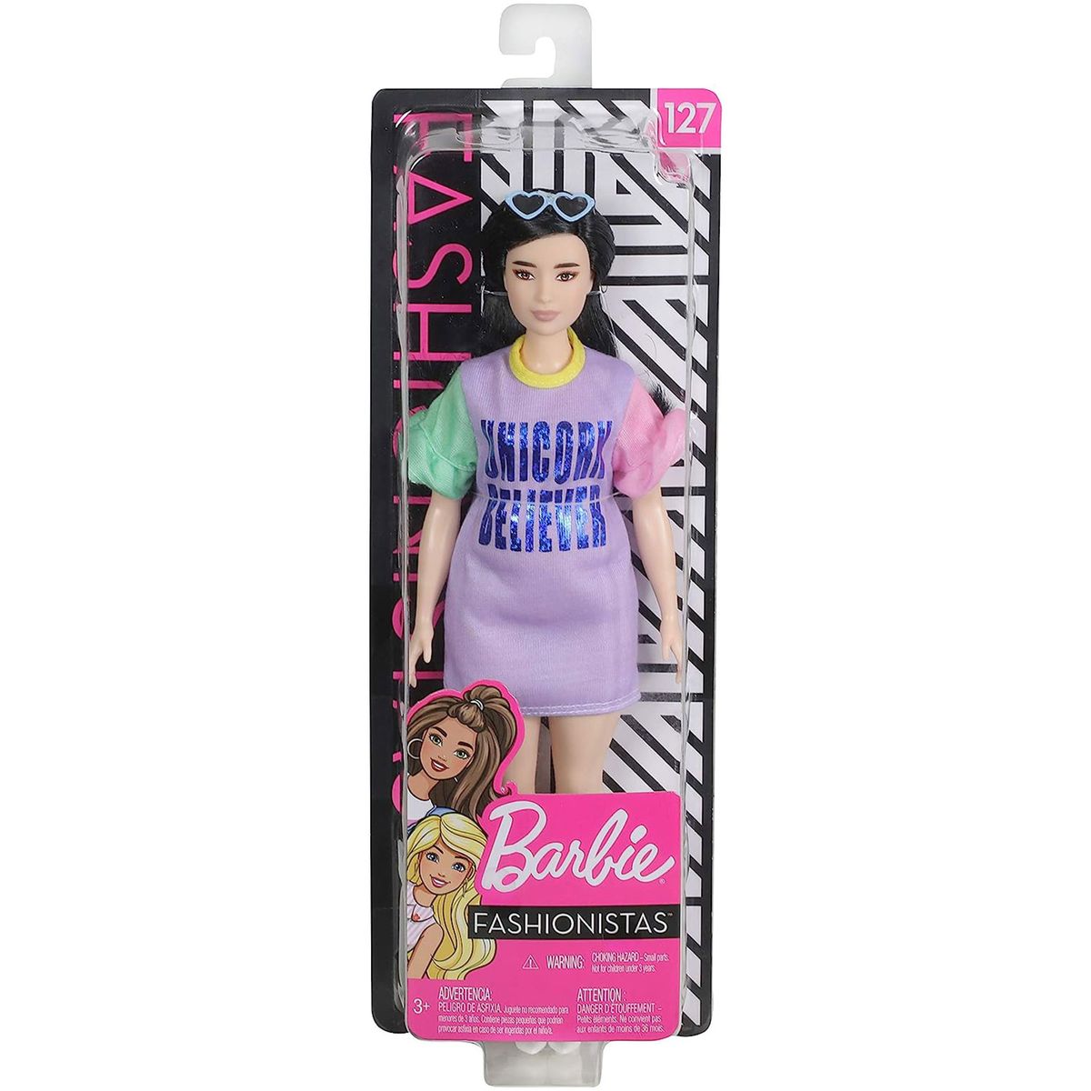 Mattel FXL60 - Barbie - Fashionistas - Puppe mit Herzchenbrille - Bild 1