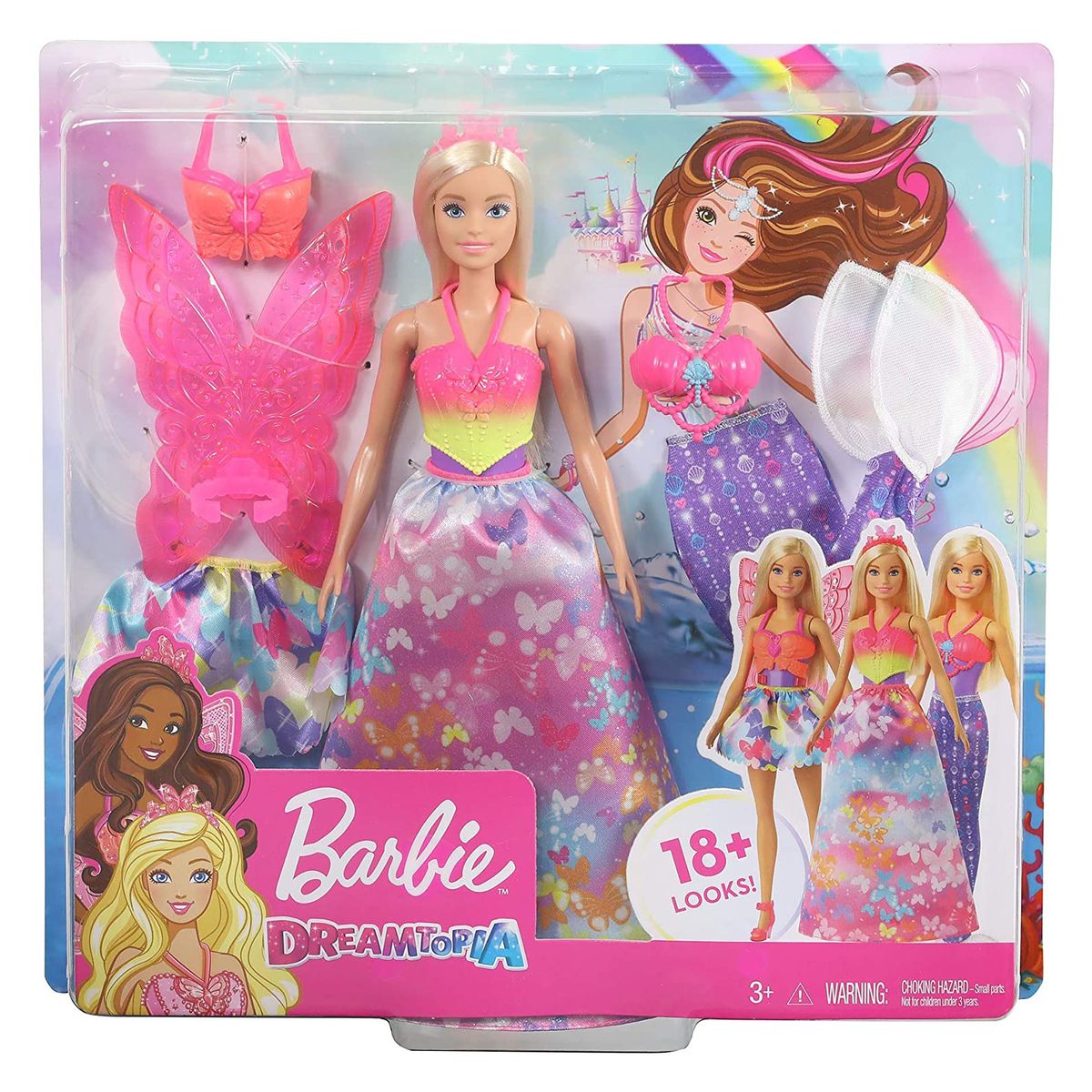 Mattel GJK40 - Barbie - Dreamtopia - 3-in-1 Fantasy-Spielset mit Puppe und Zubeh&ouml;r - Bild 1