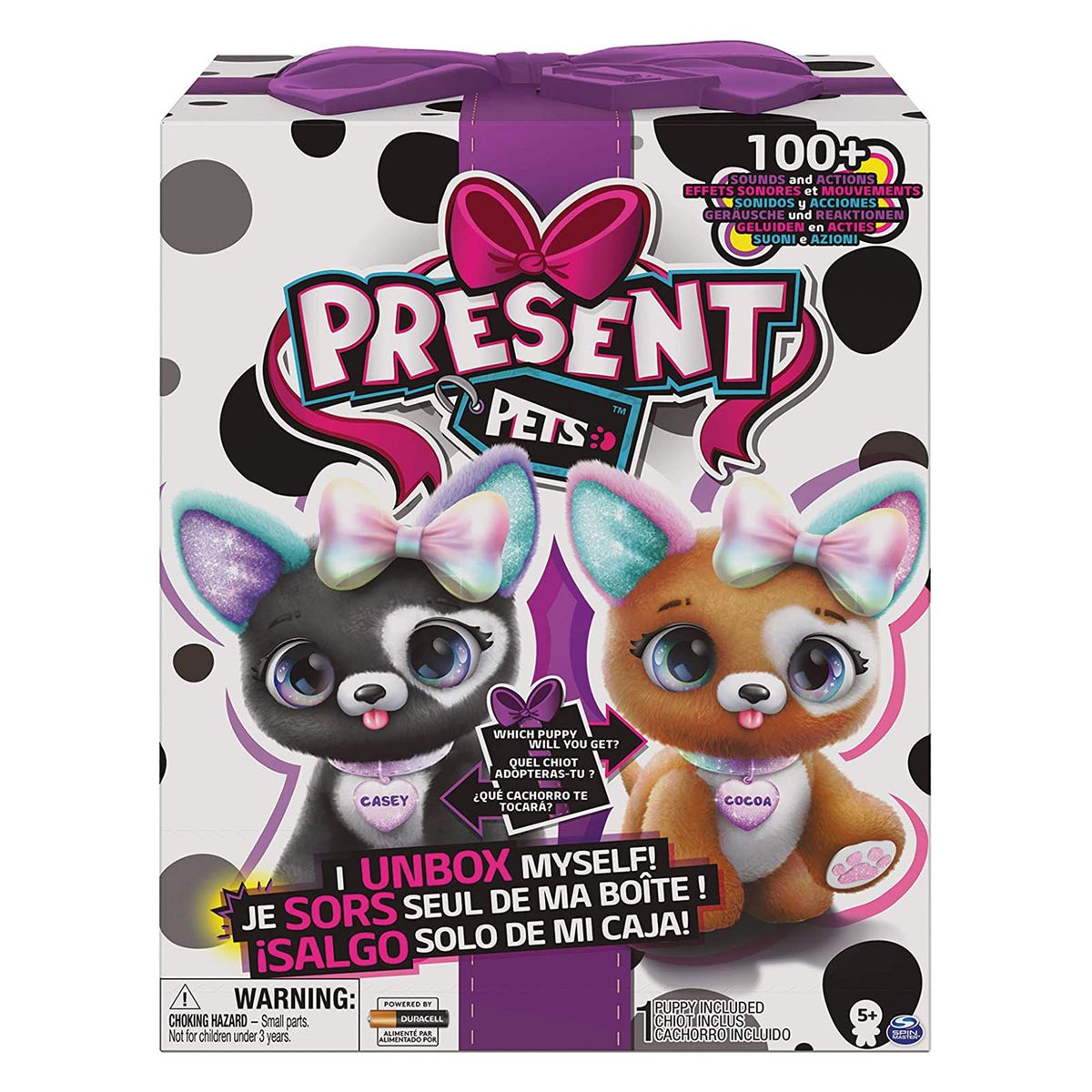 Spin Master 6059159 (20127600) - Present Pets - Rainbow Glitter - elektronisches Haustier - Bild 1