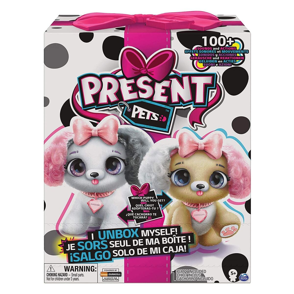 Spin Master 6051197 (20113391) – Present Pets – Fancy – elektronisches Haustier | 00778988256619