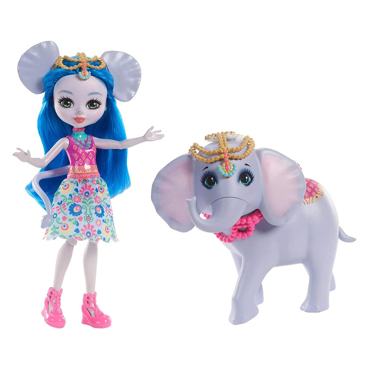 Mattel FKY73 - Enchantimals - Ekaterina Elephant mit Elefant Antic - Bild 1