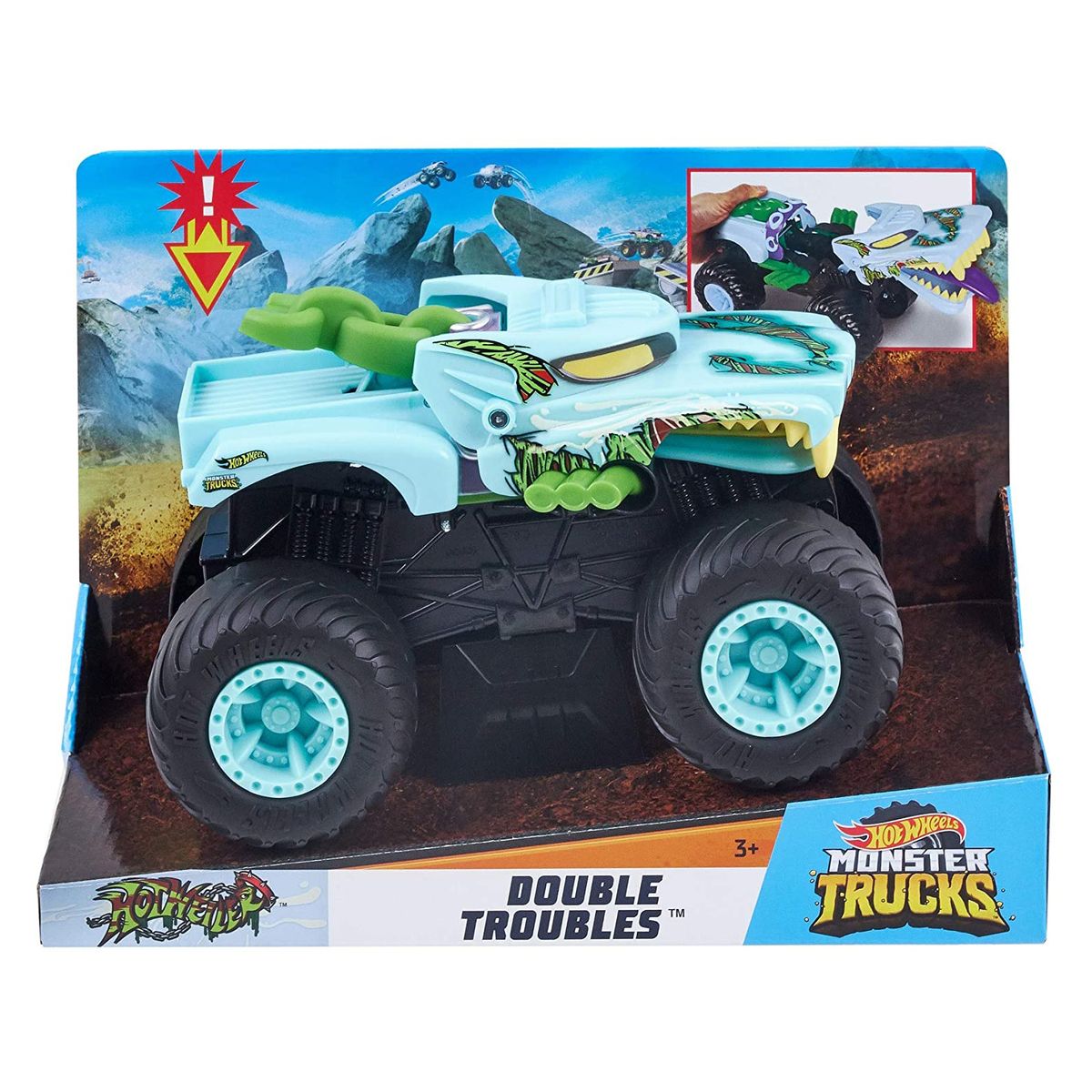 Mattel GCG20 - Hot Wheels - Monster Trucks - Double Troubles - Bild 1