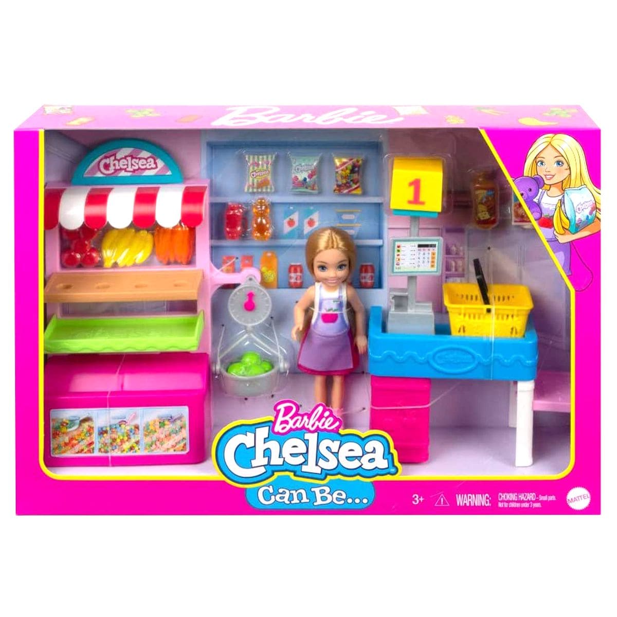 Mattel GTN67 - Barbie - Chelsea can be... - Spielset mit Zubeh&ouml;r, Supermarkt - Bild 1