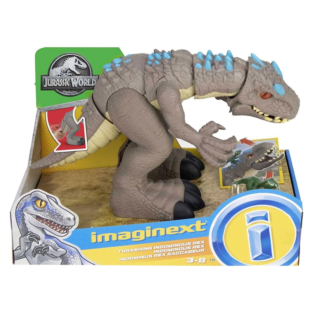 Mattel GMR16 - Jurassic World - imaginext - Schleuderaction Indominus-Rex - Bild 1