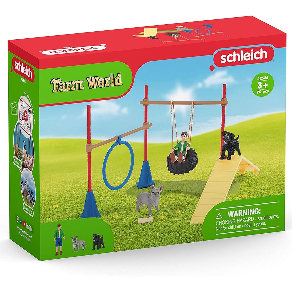 Schleich 42536 - Farm World - Spielset, Spielspa&szlig; f&uuml;r Hunde - Bild 1