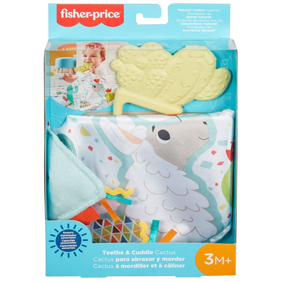 Mattel GJD38 - Fisher-Price - Bei&szlig;ring Kaktus mit Kuscheltuch - Bild 1