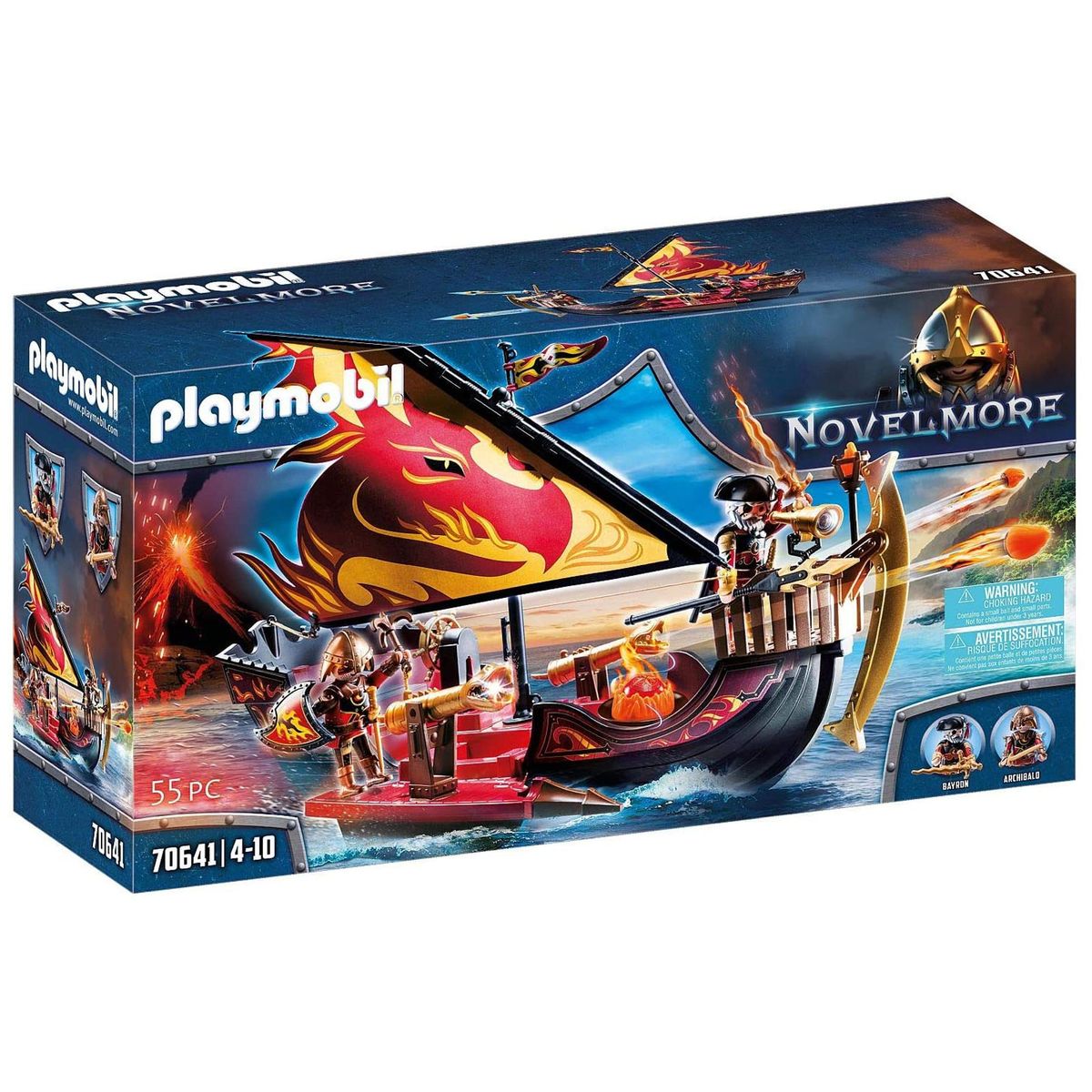 PLAYMOBIL&reg; 70641 - Novelmore - Burnham Raiders Feuerschiff - Bild 1