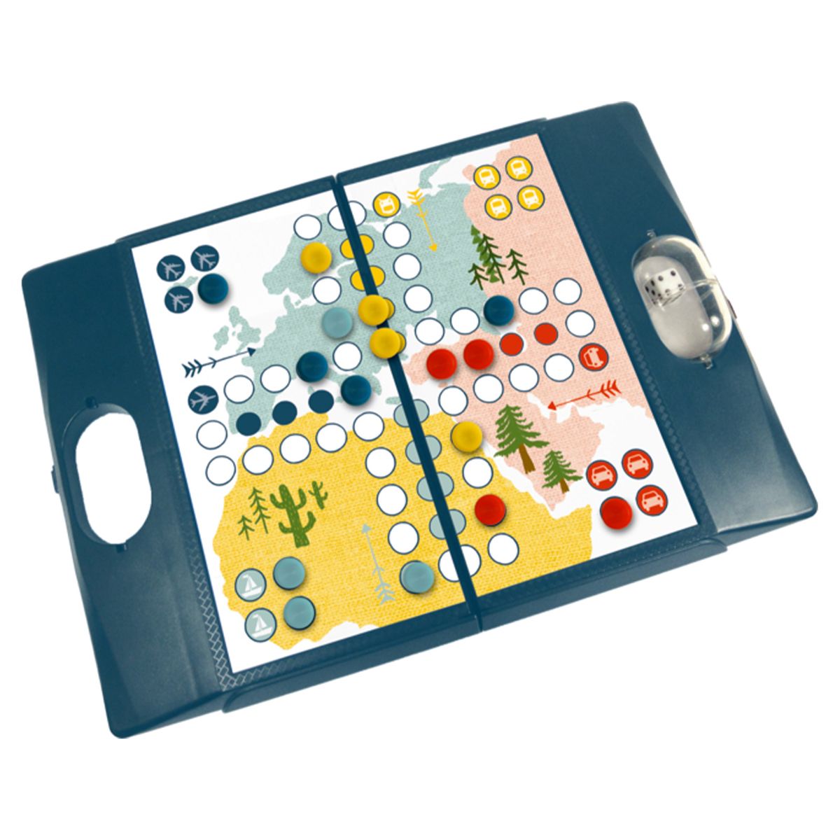 Coppenrath 15652 - Die Spiegelburg - Magnetisches Reiespiel Ludo & Leiterspiel - Bild 1