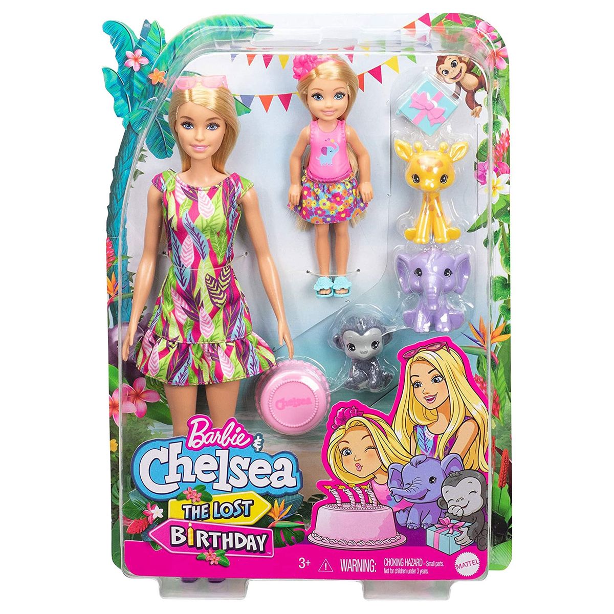 Mattel GTM82 - Barbie - Chelsea - The Lost Birthday - Puppen mit Zubeh&ouml;r, Dschungelabenteuer - Bild 1