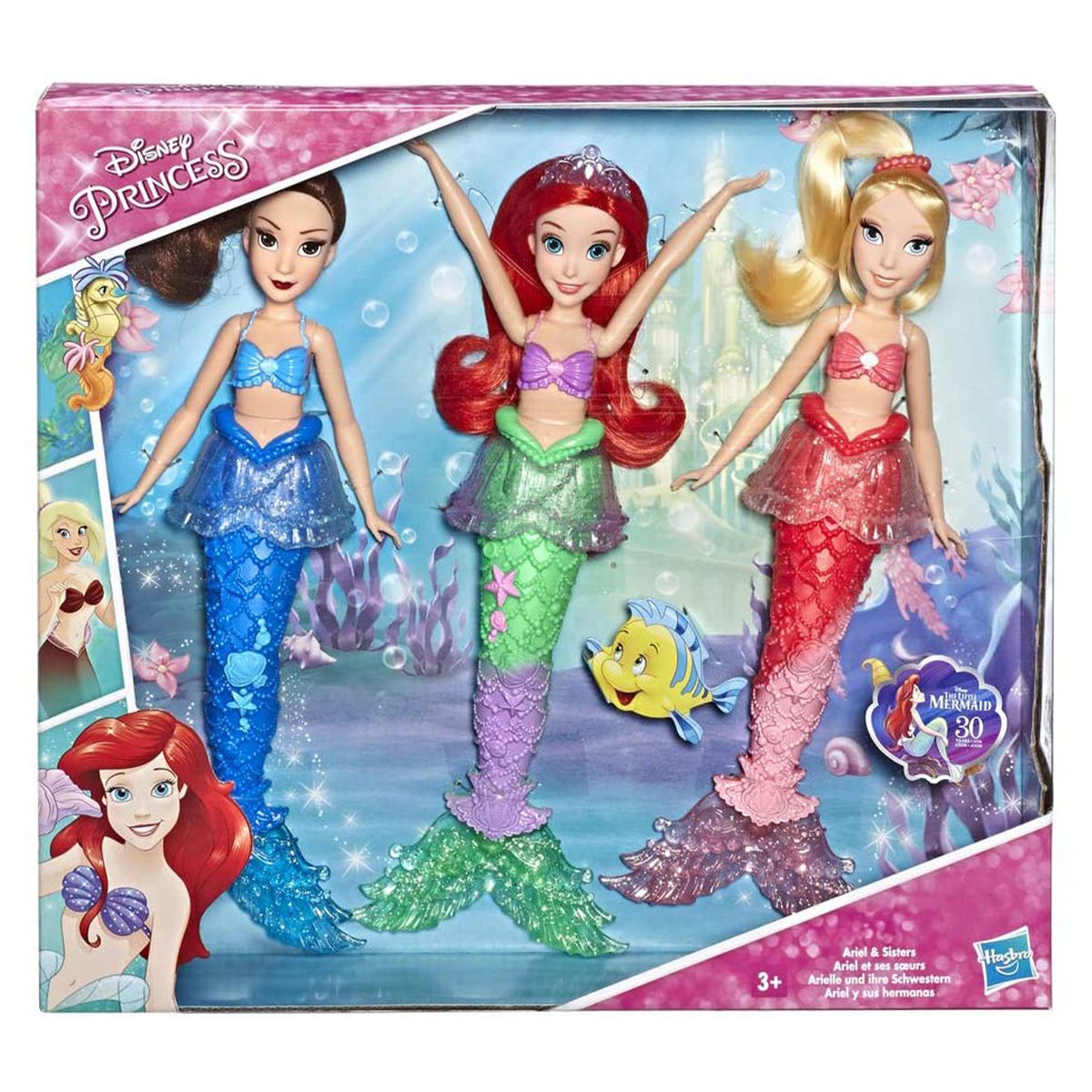 Hasbro E5052EU50 - Disney Princess - Puppen mit Zubeh&ouml;r, 3er Pack, Arielle die Meerjungfrau - Bild 1