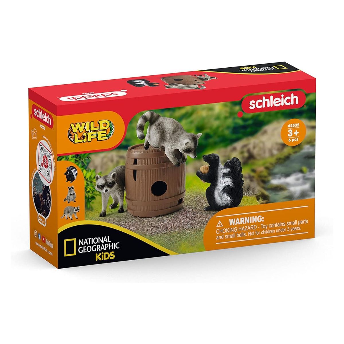 Schleich 42532-1 - Wild Life - National Geographic Kids - Spielset, Spielspass um die Nuss - Bild 1