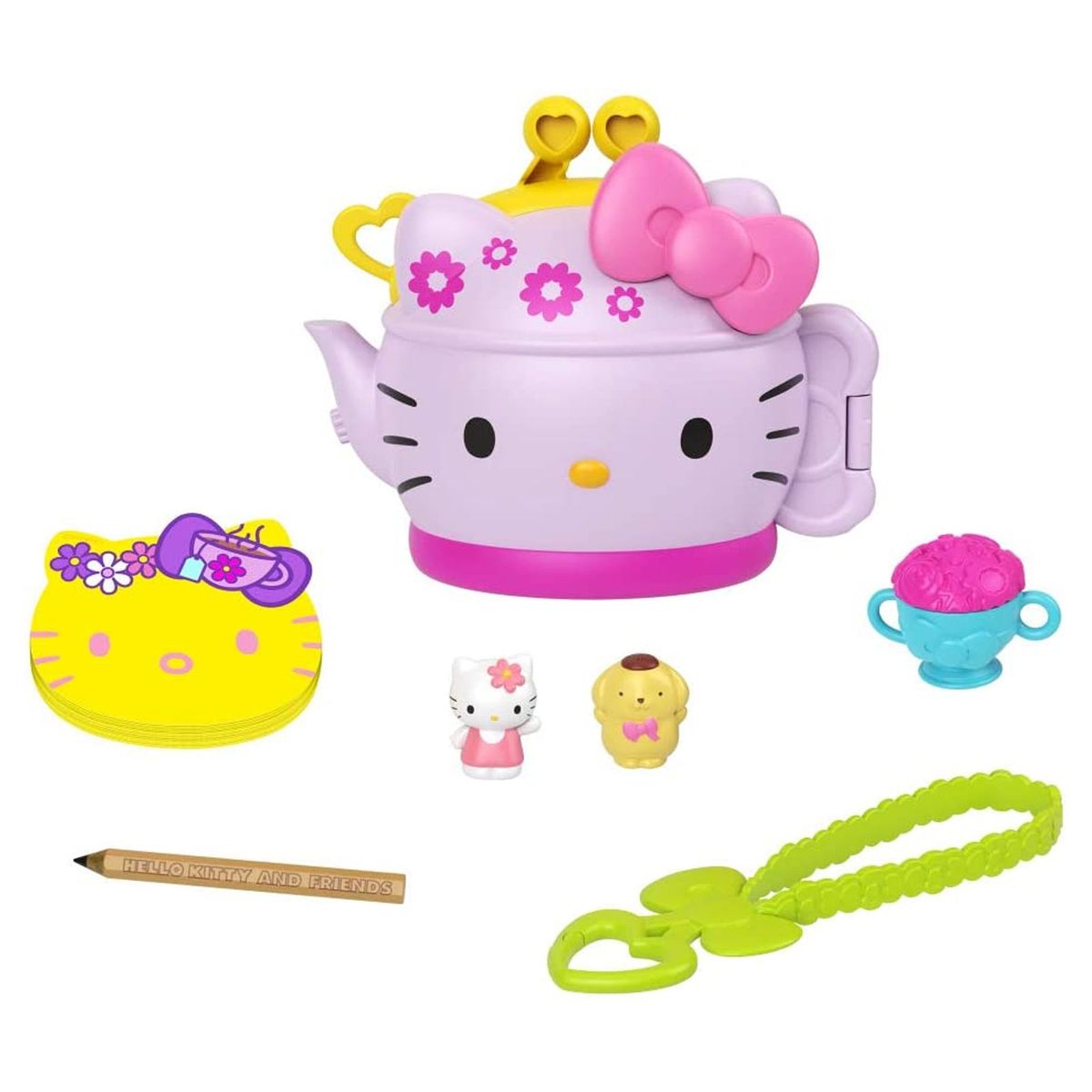 Mattel GVB31 - Hello Kitty - Mini-Spielset in Schatulle, Teeparty - Bild 1