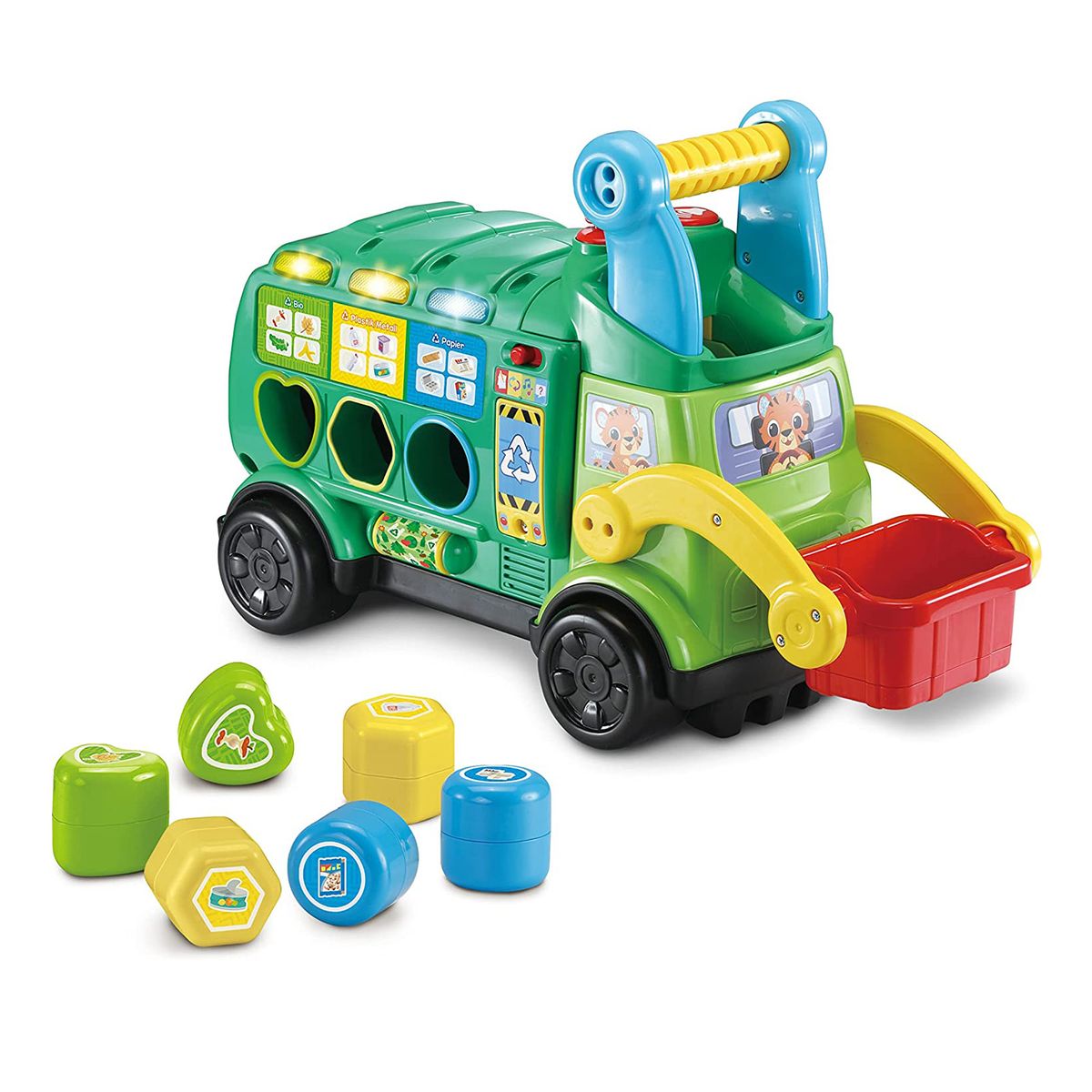V-Tech 80-541804 - baby - 2-in-1 Recycling-Rutschauto &ndash; Rutschfahrzeug & Sortierspiel - Bild 1