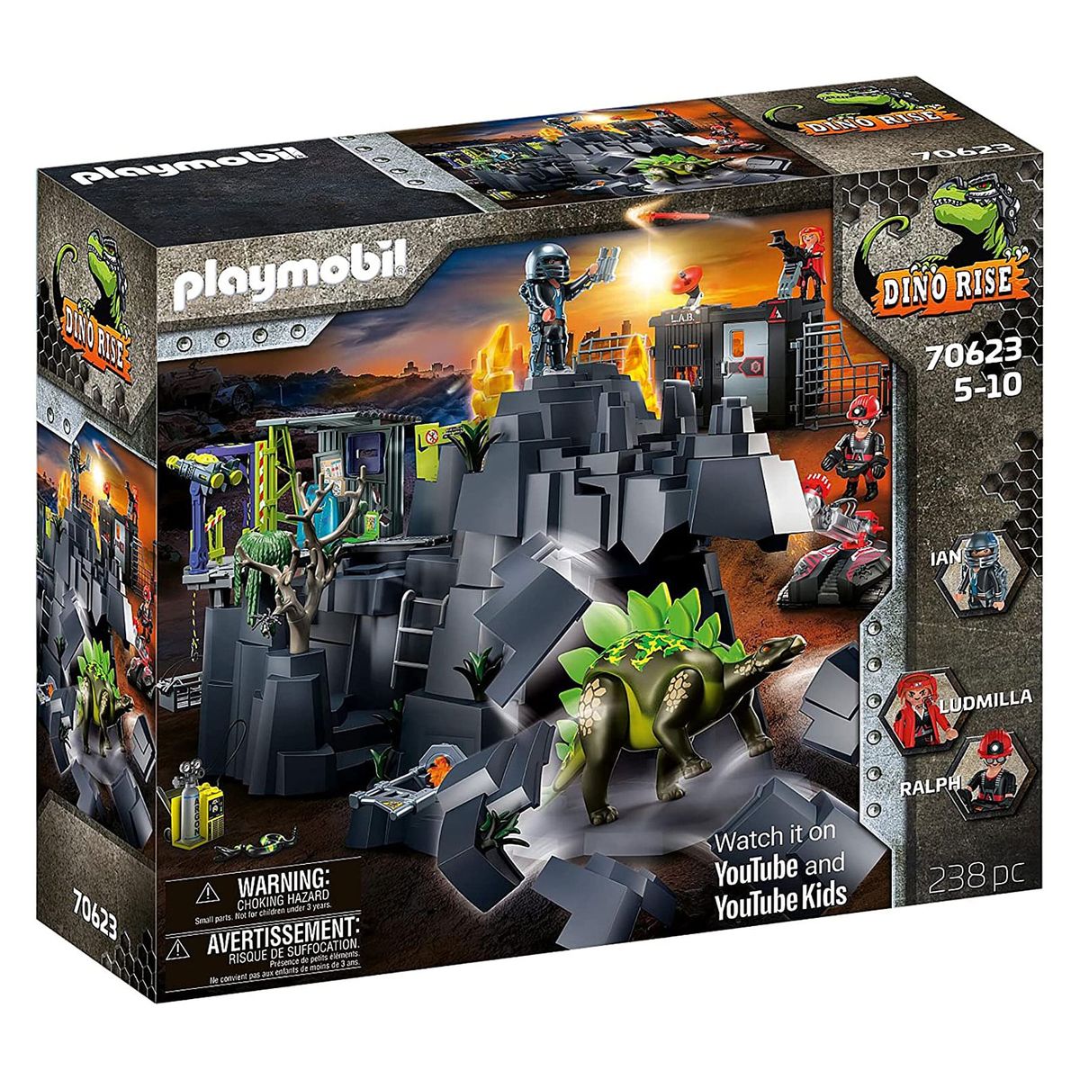 PLAYMOBIL&reg; 70623 - Dino Rise - Dino Rock mit Licht-, Sound- und Vibrationseffekt - Bild 1