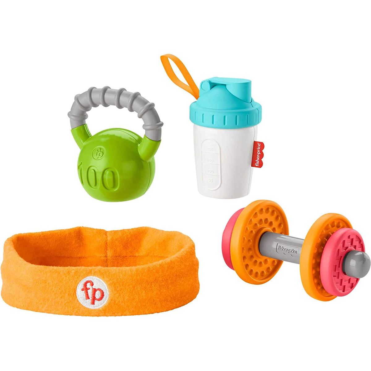 Mattel GJD49 - Fisher-Price - Rassel- und Bei&szlig;ringset, Sportspa&szlig; - Bild 1