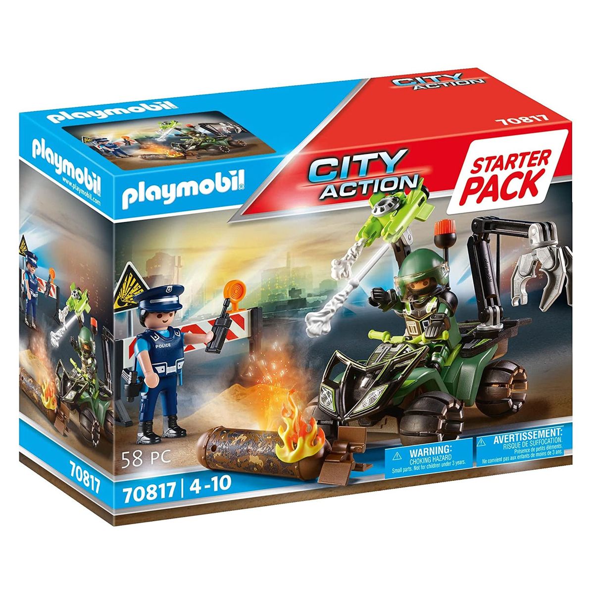 PLAYMOBIL&reg; 70817 - City Action - Starter Pack - Polizei: Gefahrentraining - Bild 1