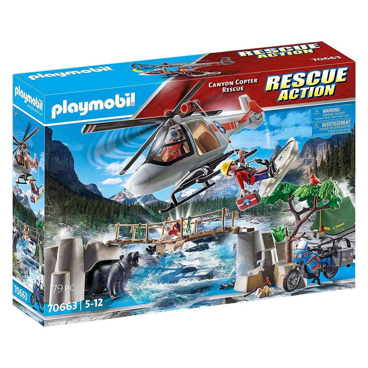 PLAYMOBIL&reg; 70663 - Rescue Action - Spielset, Berg Einsatzkommando - Bild 1